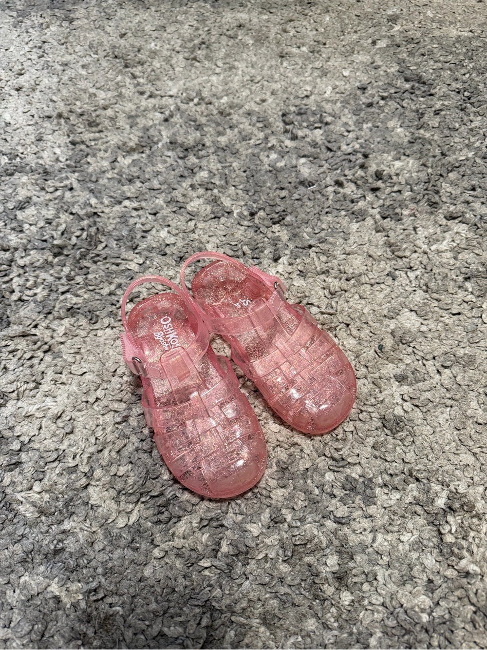 Clear Pink Jelly Sandals for Toddler - Classic Strappy Style